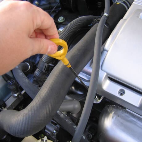 طريقة قياس زيت القير الاوتوماتيك2